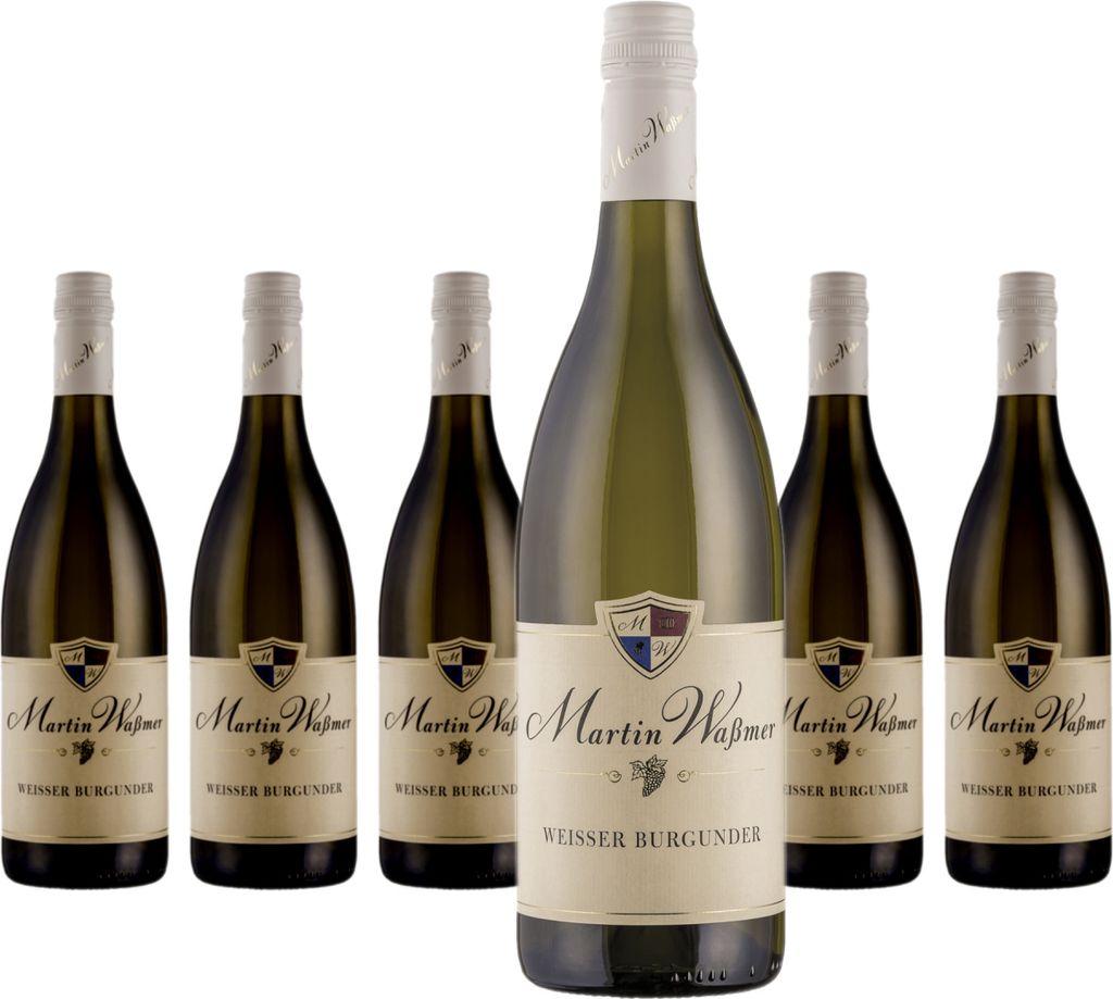 6 x Martin Waßmer Weissburgunder QbA trocken