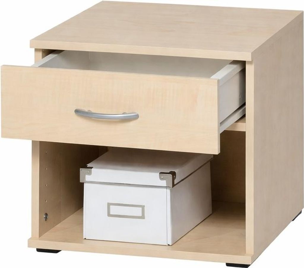 Container Ahorn Beistelltisch Nachtschrank Büroschrank #1944