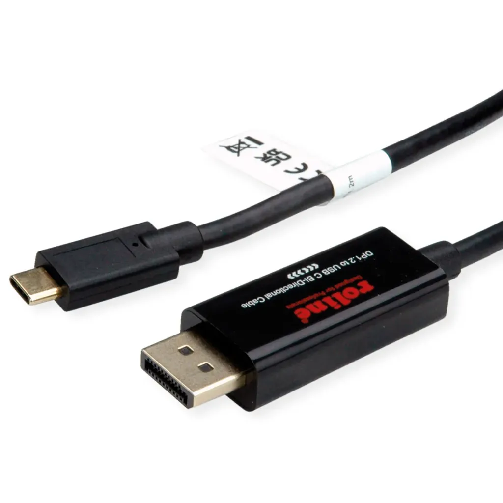 Câble DisplayPort USB Type C 2m pour Écran PC et Moniteur - Standard v1.2