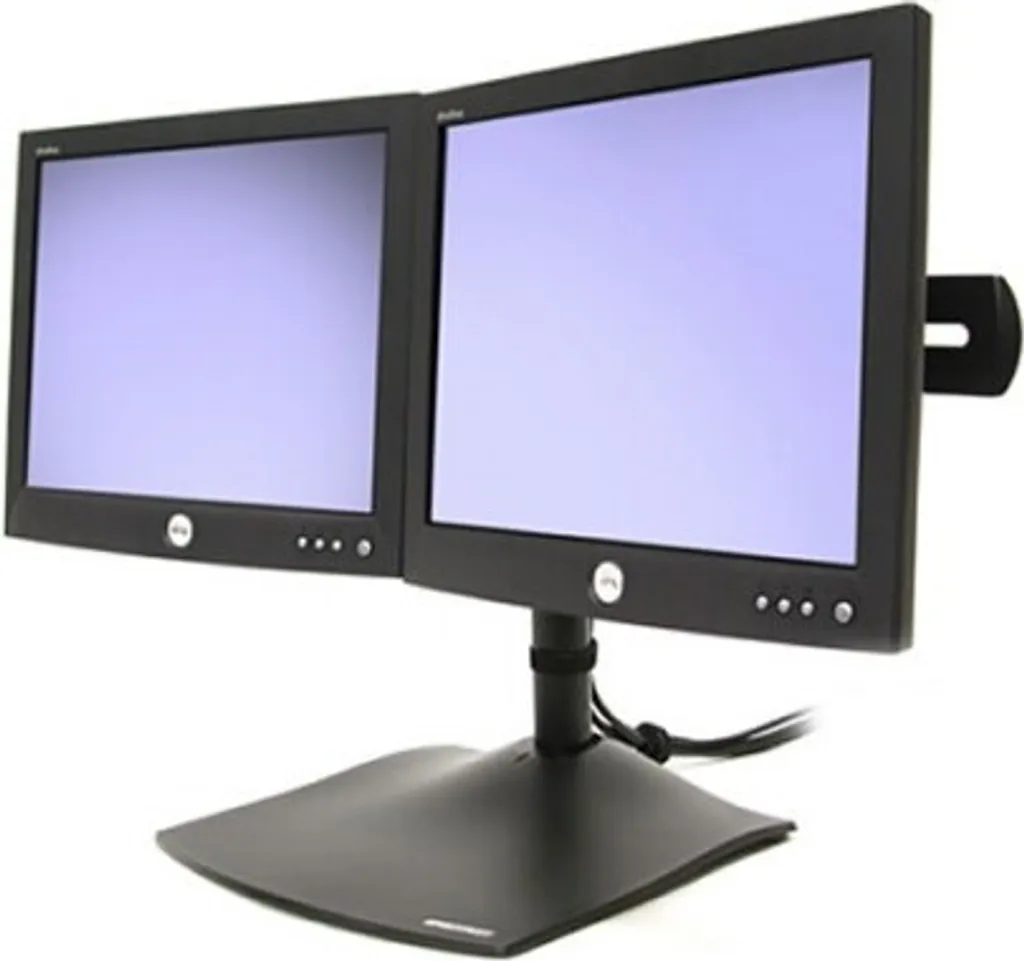 Support 2 Écrans Ergotron DS100 pour Poste de Travail Multi-Écrans - 9