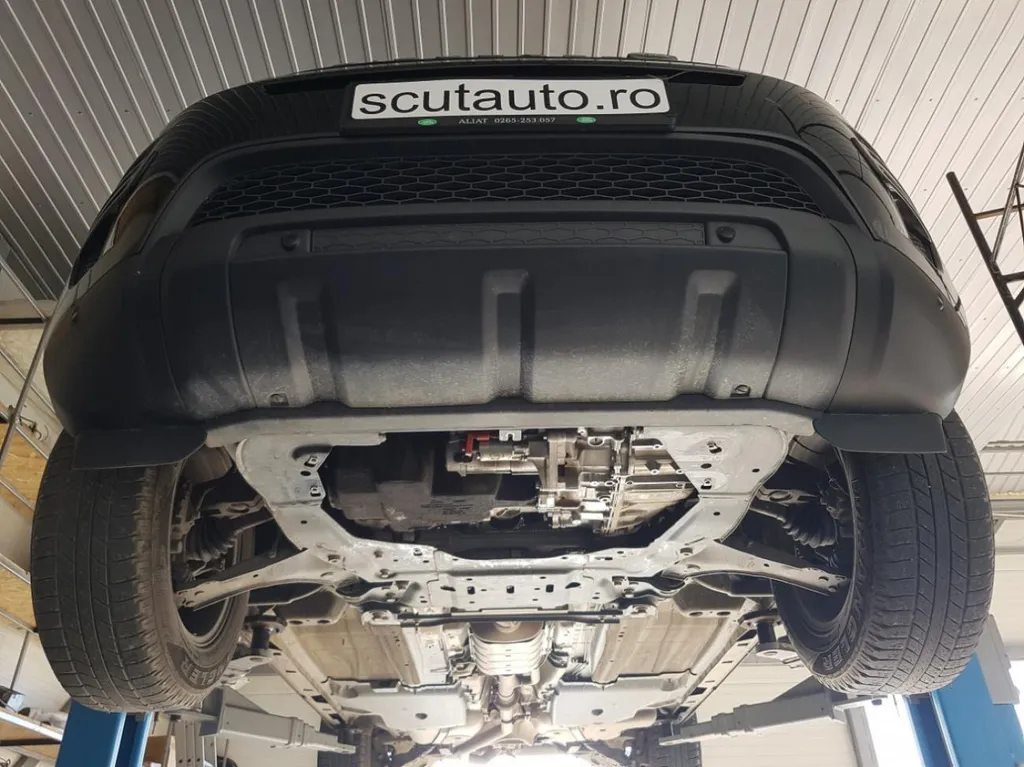 Protection moteur Range Rover Evoque en acier noir renforcé 2.0 mm