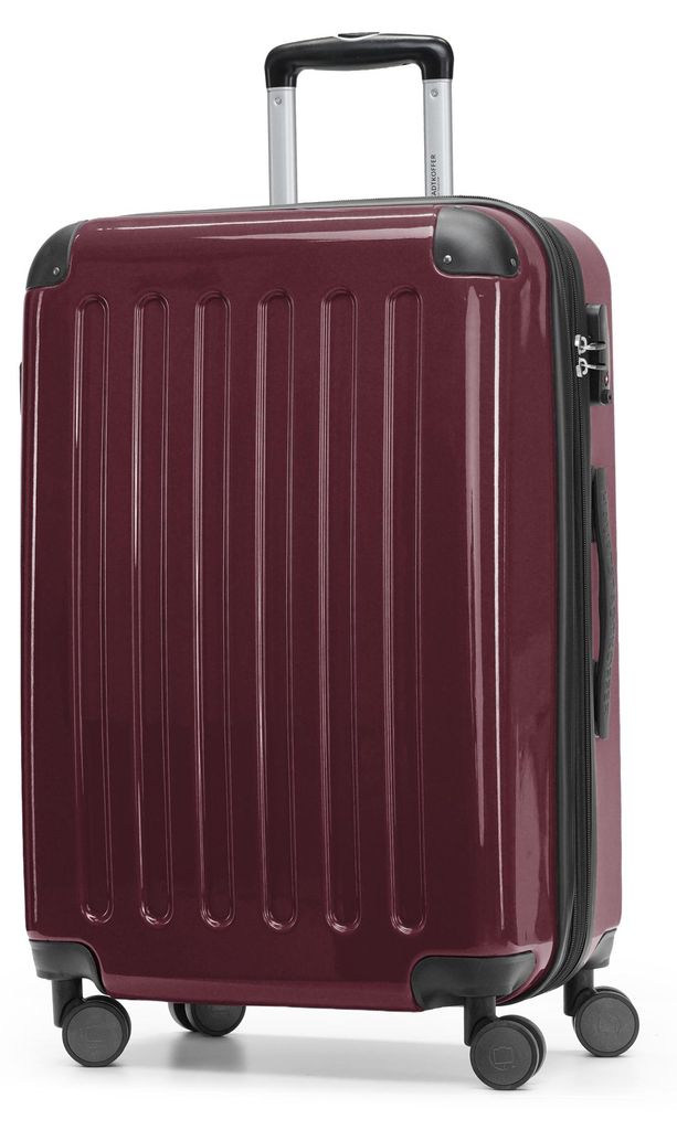 HAUPTSTADTKOFFER - Alex - Hartschalen-Koffer mit Erweiterung Reisekoffer Hardcase Check-In Luggage 15-20 kg, expandable Trolley glossy 65 cm, 74 L,...