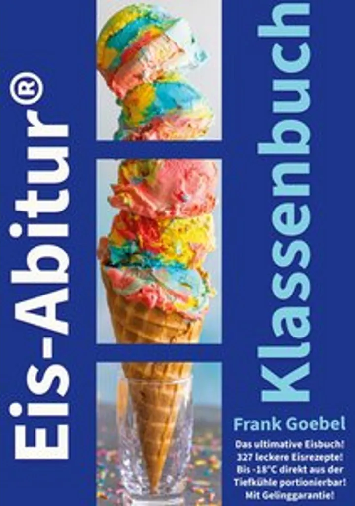 Livre de souvenirs Eis Abitur Klassenbuch, couverture rigide premium