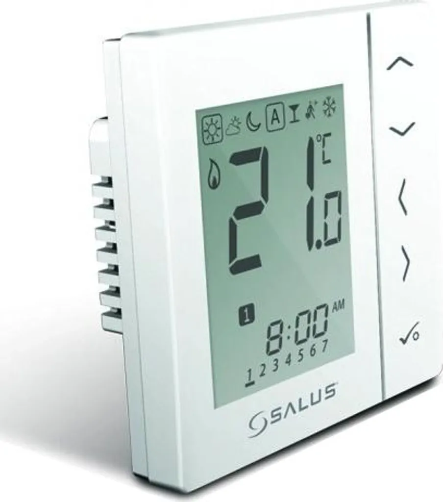 Thermostat d'ambiance filaire Salus VS35W blanc pour chauffage au sol