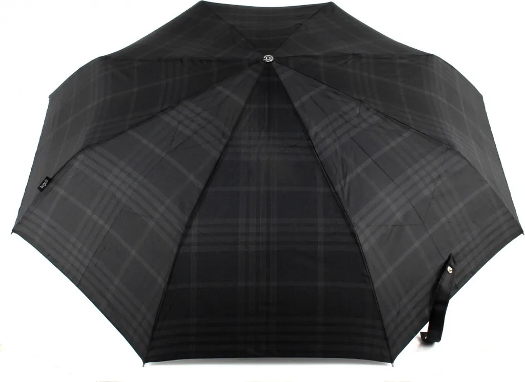 Bugatti Parapluie de Poche Gran Turismo Check Black Noir de Haute Qualité