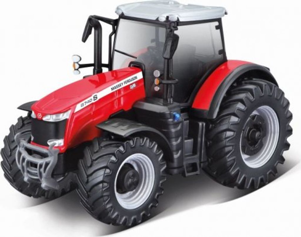 Bburago 10cm poľnohospodársky traktor so zotrvačníkom Obrázok produktu 