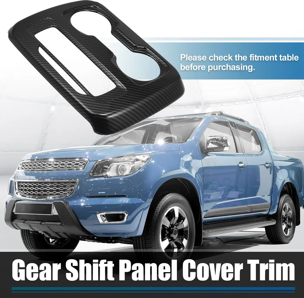 Couverture Trim Carbone Panneau Vitesses - Protection Anti-Rayures 3D