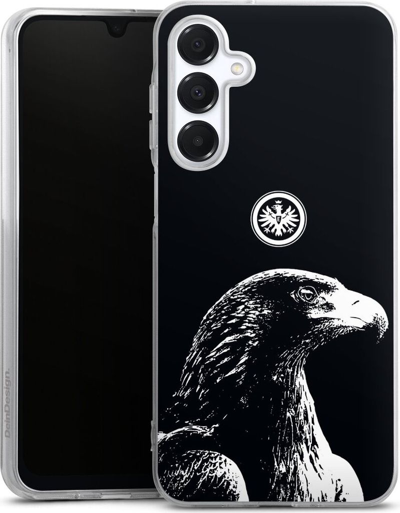 DeinDesign Handyhülle für Samsung Galaxy A16 5G Silikon Hülle Case Smartphone Schutzhülle Eintracht Frankfurt Offizielles Lizenzprodukt Attila
