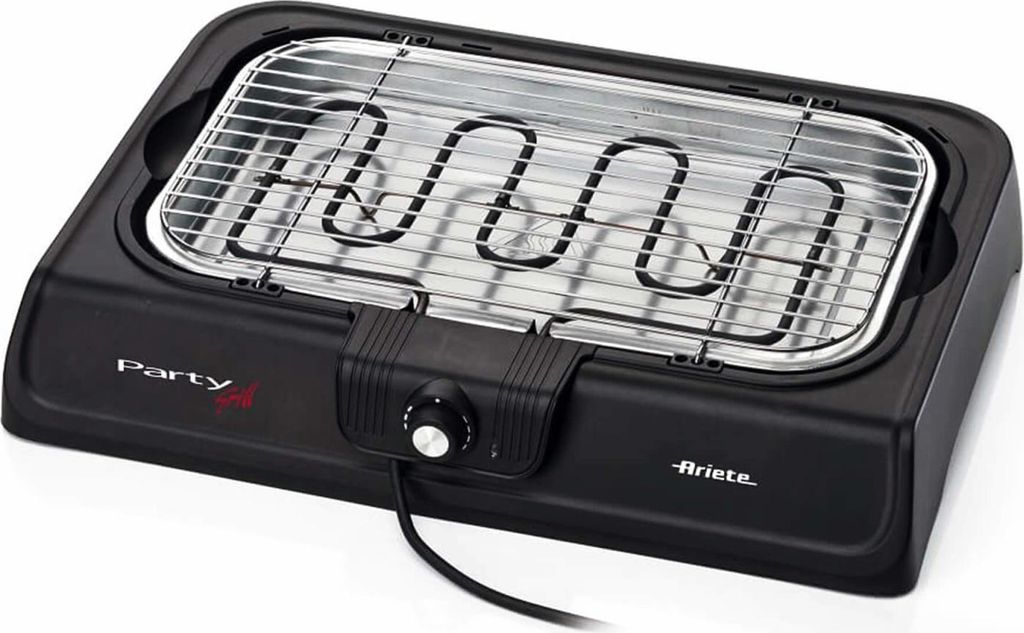 Ariete Party Grill 723 Electric Table Top Barbecue 2000W schwarz langsam und schnell kochen
