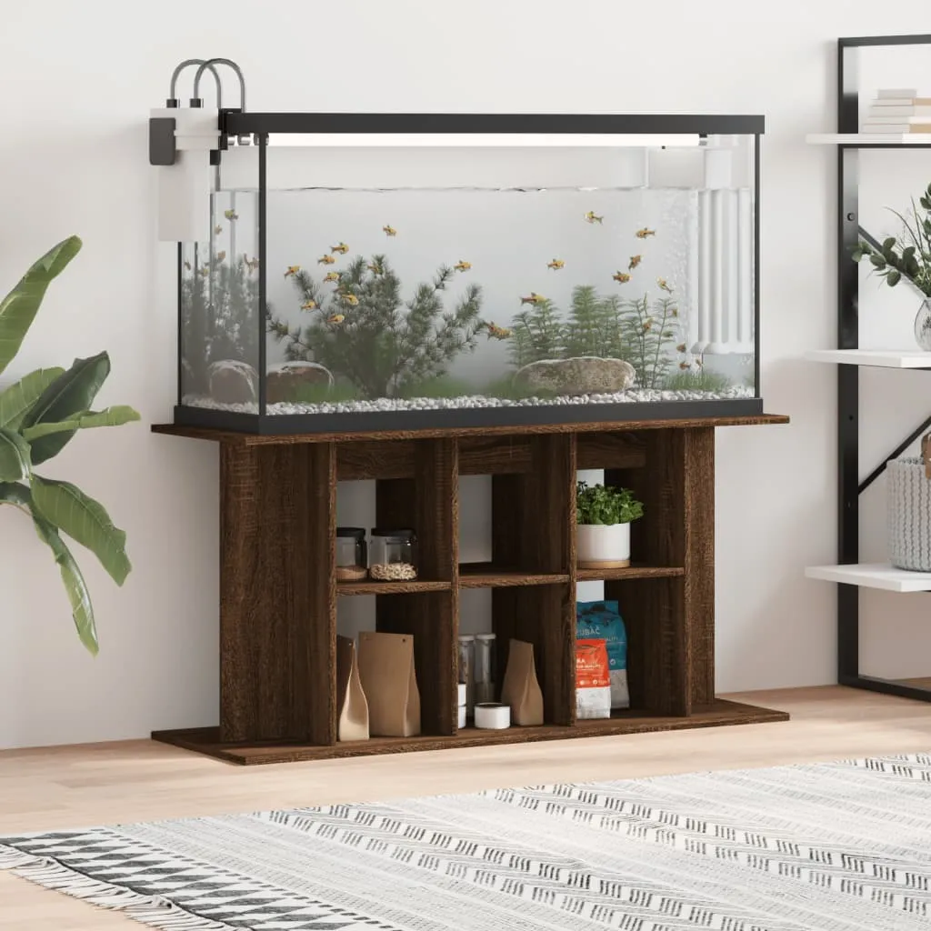 Supporto Acquario 120x40 vidaXL Rovere | Mobile per Vasche Fino a 120cm - 2