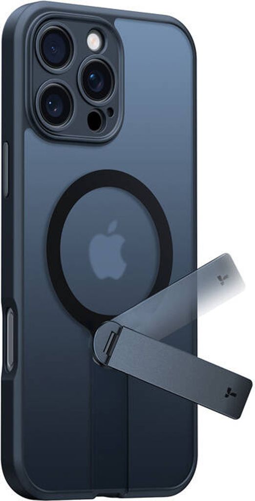 Torras Pstand Spin Case für iPhone 16 ProMax (Schwarz)