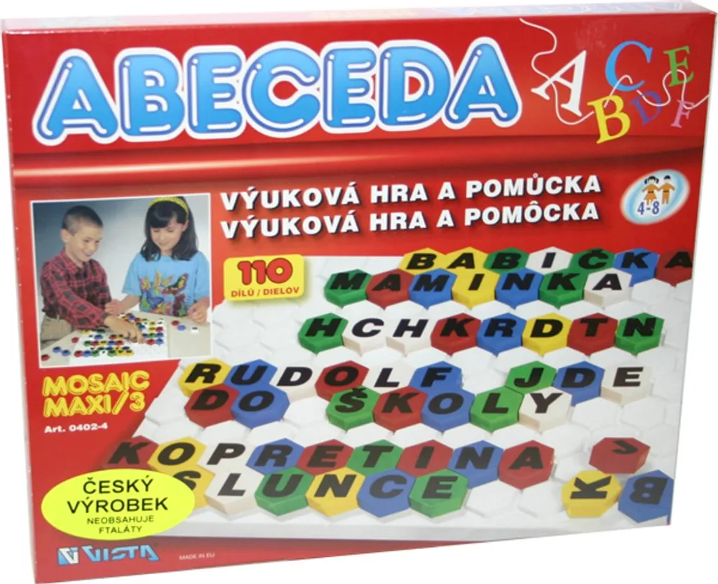 Apprendre les lettres avec la mosaïque abeille - Activité éveil enfant