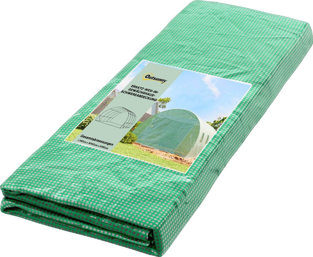 Outsunny Gewächshausfolie 3 x 4 m, wasserdicht Produktbild 