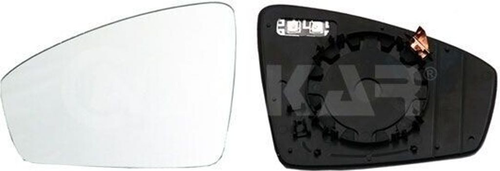 ALKAR 6431147 - OE 5NM 857 521 Außenspiegelglas, links für Tiguan (AD, AX), Tiguan (BJ, BW)