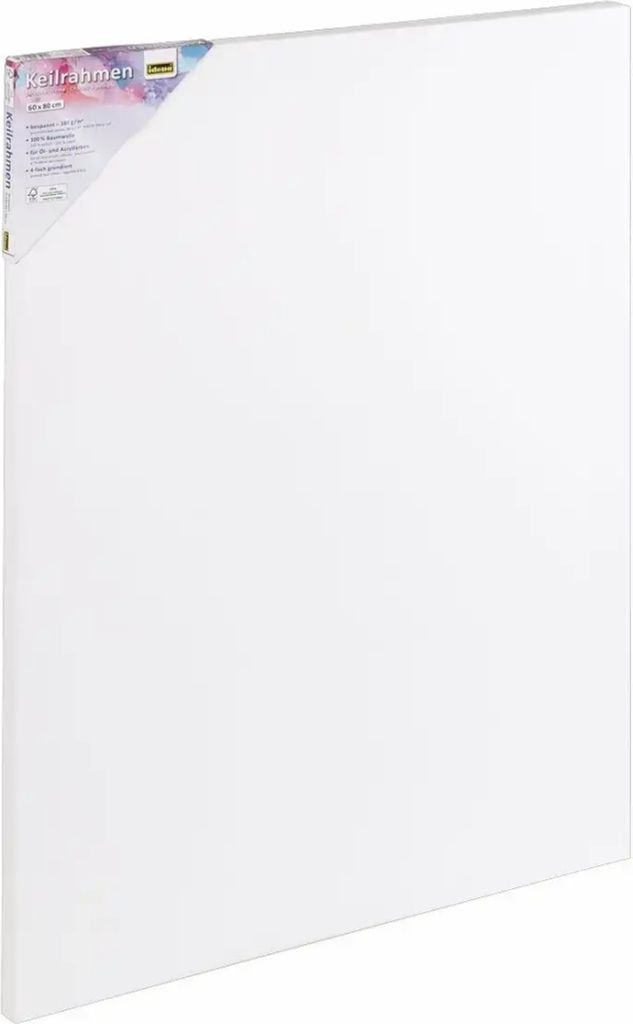 Idena 60006 - Keilrahmen mit Leinwand aus 100% Baumwolle, Produktbild 