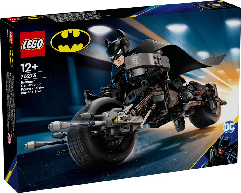 LEGO Super Heroes 76273 Batman Baufigur mit dem Batpod