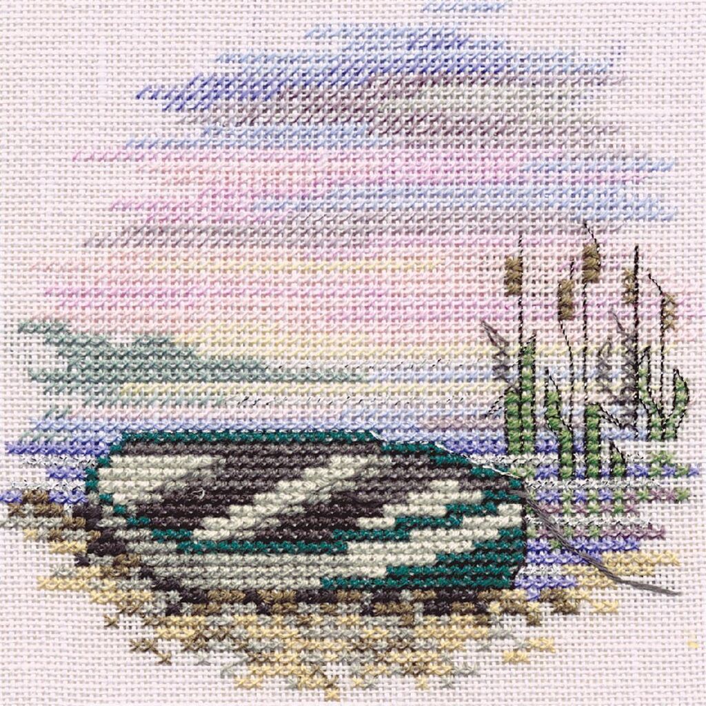 Bothy Threads Kreuzstich-Stickset "Menuets - Ruderboot", 10x10cm, DWMIN10A