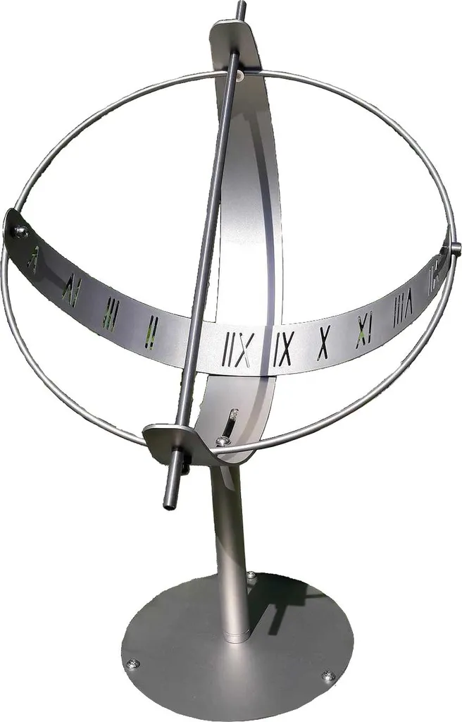 Horloge solaire de jardin Globus : la solution déco sans fil ni piles