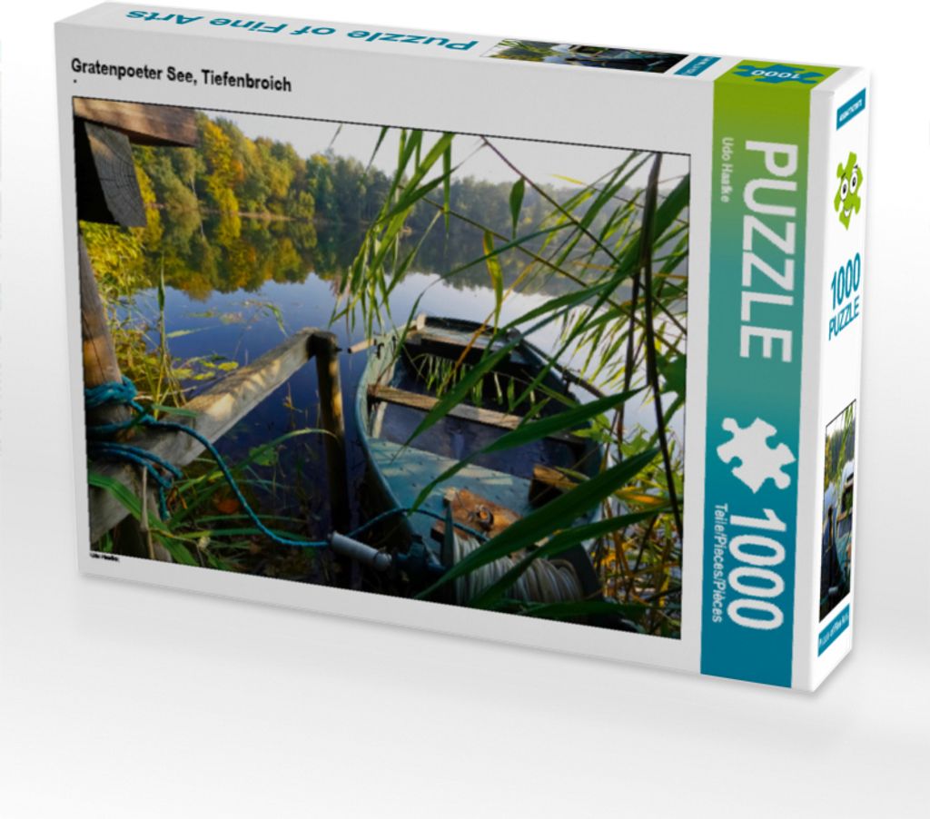 CALVENDO Puzzle Gratenpoeter See, Tiefenbroich | 1000 Teile Lege-Größe 64x48cm Foto-Puzzle für glückliche Stunden