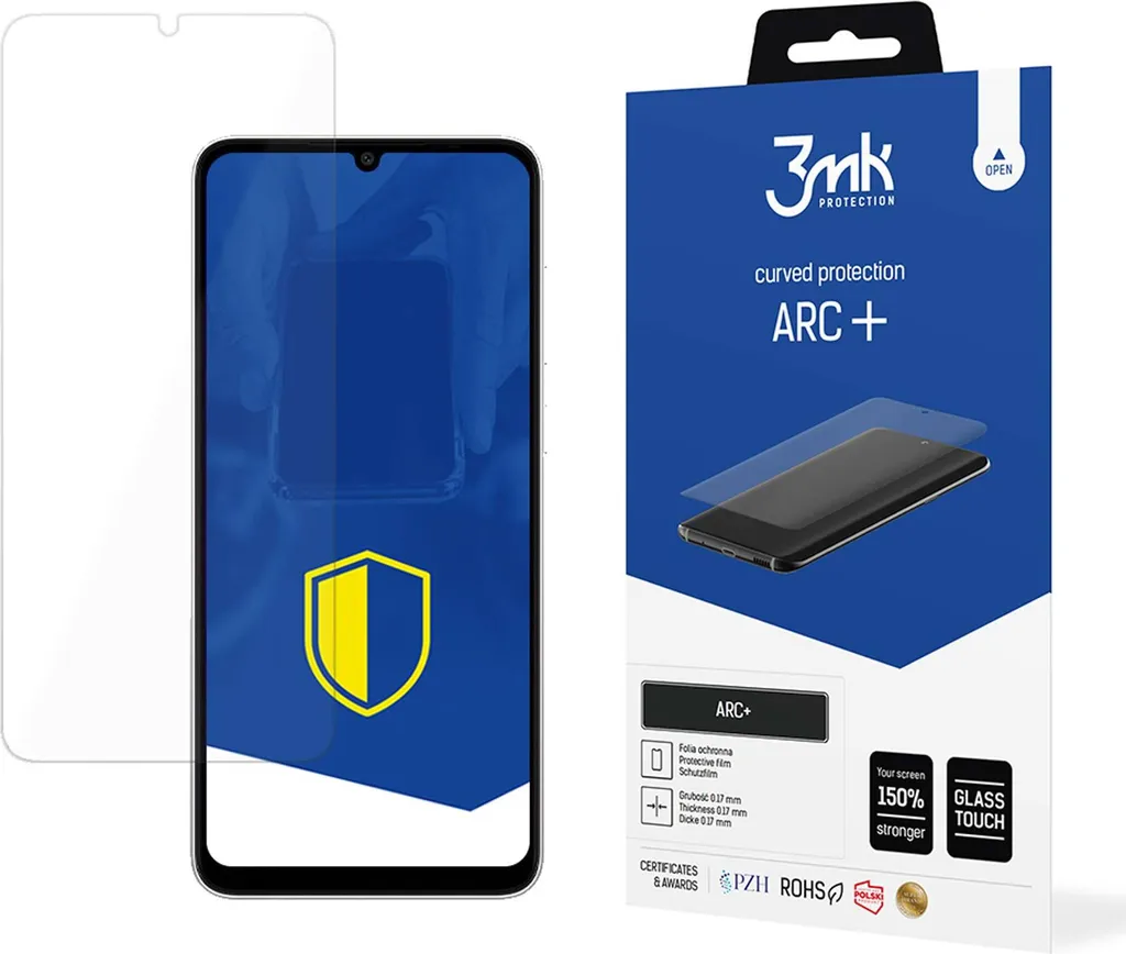 Pellicola Protettiva Samsung Galaxy A05s 3mk Arc+ Alta Precisione