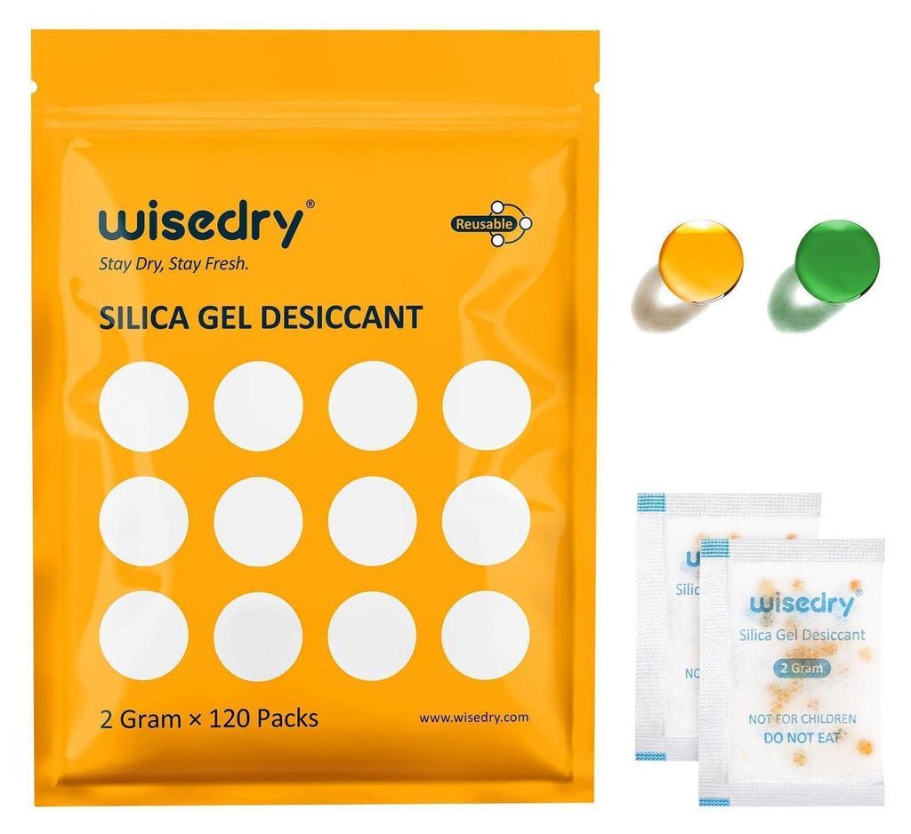 Silicagel droogzakjes, 2 gram per stuk, 120 stuks, Productafbeelding 