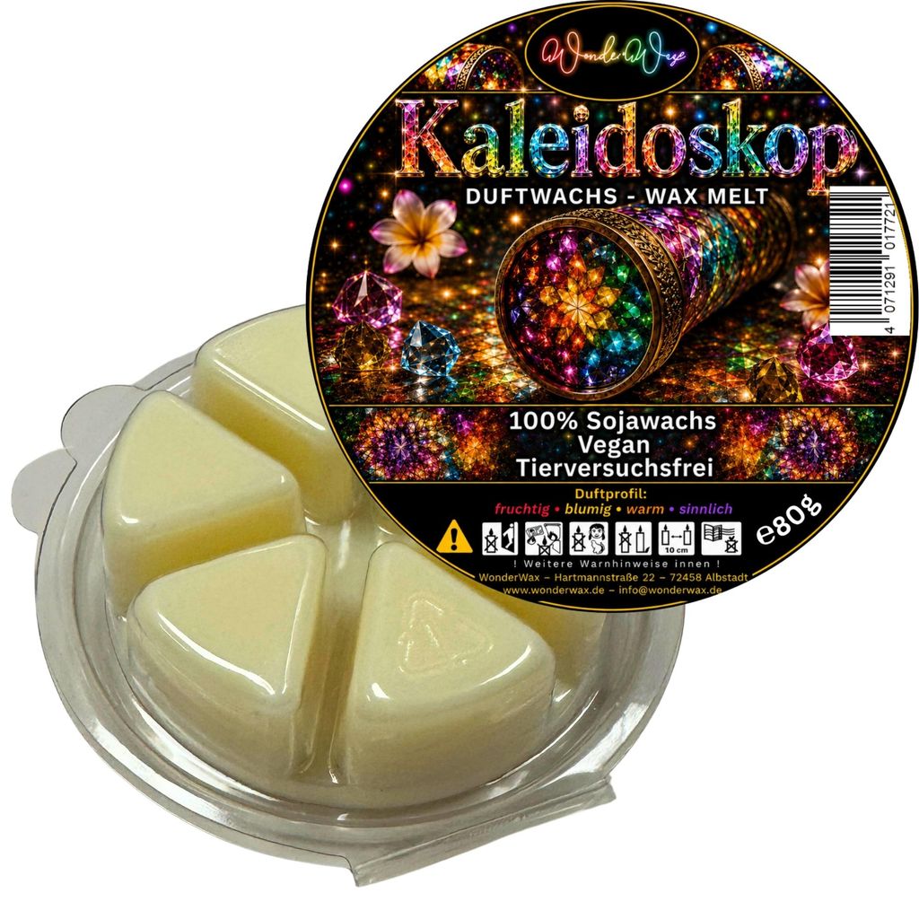 WonderWax Duftwachs Wax Melts für Duftlampe, 6 Ecken Produktbild 