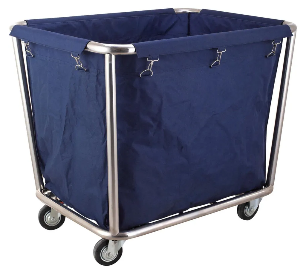 Chariot à linge ergonomique HENDI : fini le transport de sacs lourds