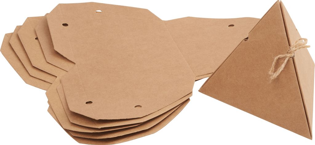 VBS Kraftkarton Geschenkbox "Pyramide", 6 Stück Produktbild 