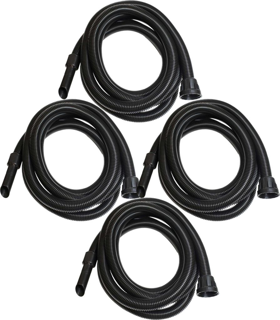 vhbw 4x Ersatz Schlauch kompatibel mit Numatic Henry Hetty PSP180 A, Hetty PSP370, Hetty PSP370 A, Hetty PSP180 Staubsauger - 5 m, 32mm Rundanschluss