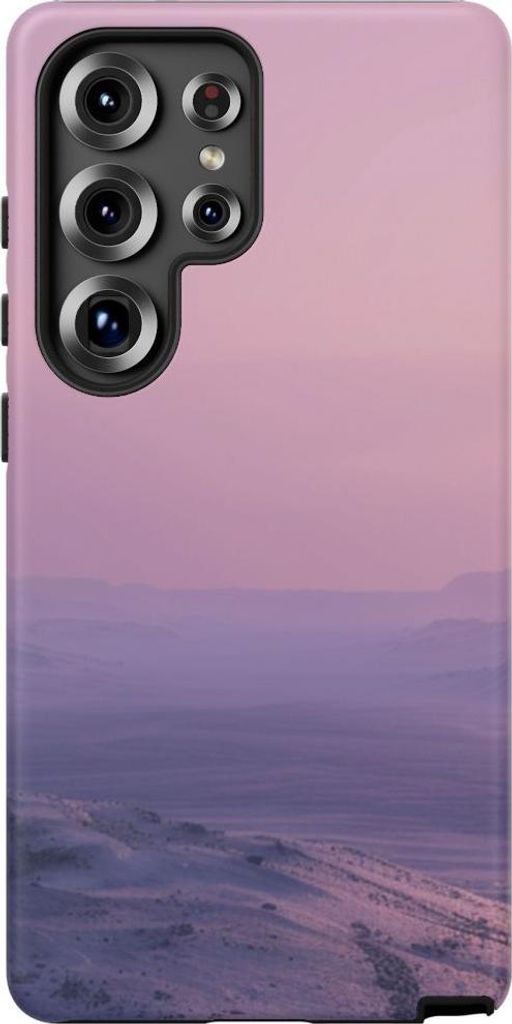 Fremde Zwillingssonnen-Landschaft – Hülle Kompatibel mit Samsung Galaxy S25 Ultra