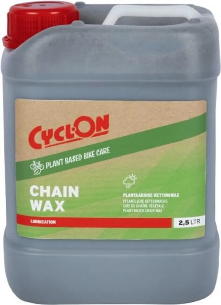 Cire pour Chaînes Cyclon 2,5L Lubrifiant Végétal pour Vélo et VTT