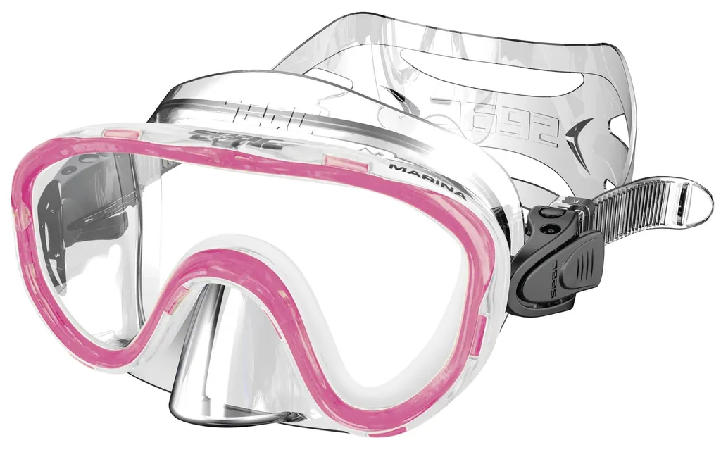 Masque de plongée Seacsub Marina Siltra rose - Junior taille unique - 2