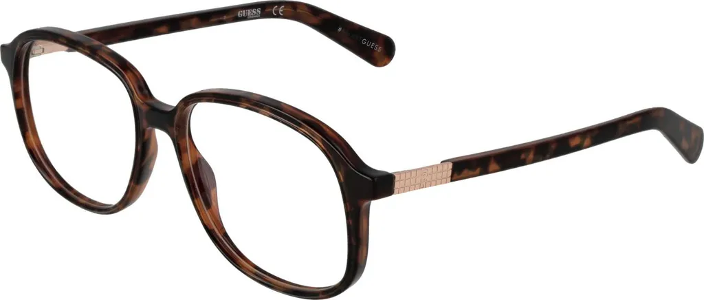 Guess GU 8255 053 Occhiali da Vista Quadrati Havana Unisex 53mm