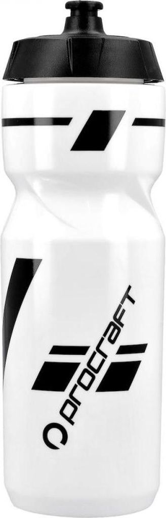 Procraft Logo Bottle Trinkflasche 750 ml Weiß - BPA-frei, leicht & recyclebar...