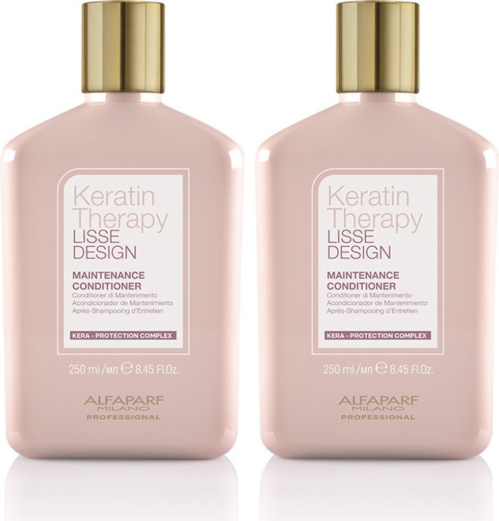 Alfaparf Keratin Therapy Lisse Design Maintenance Conditioner 2x250ml