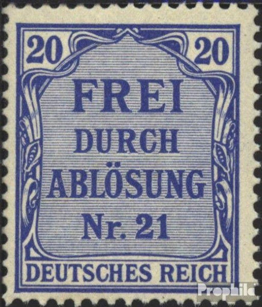 Briefmarken Deutsches Reich 1903 Mi D5 postfrisch Produktbild 