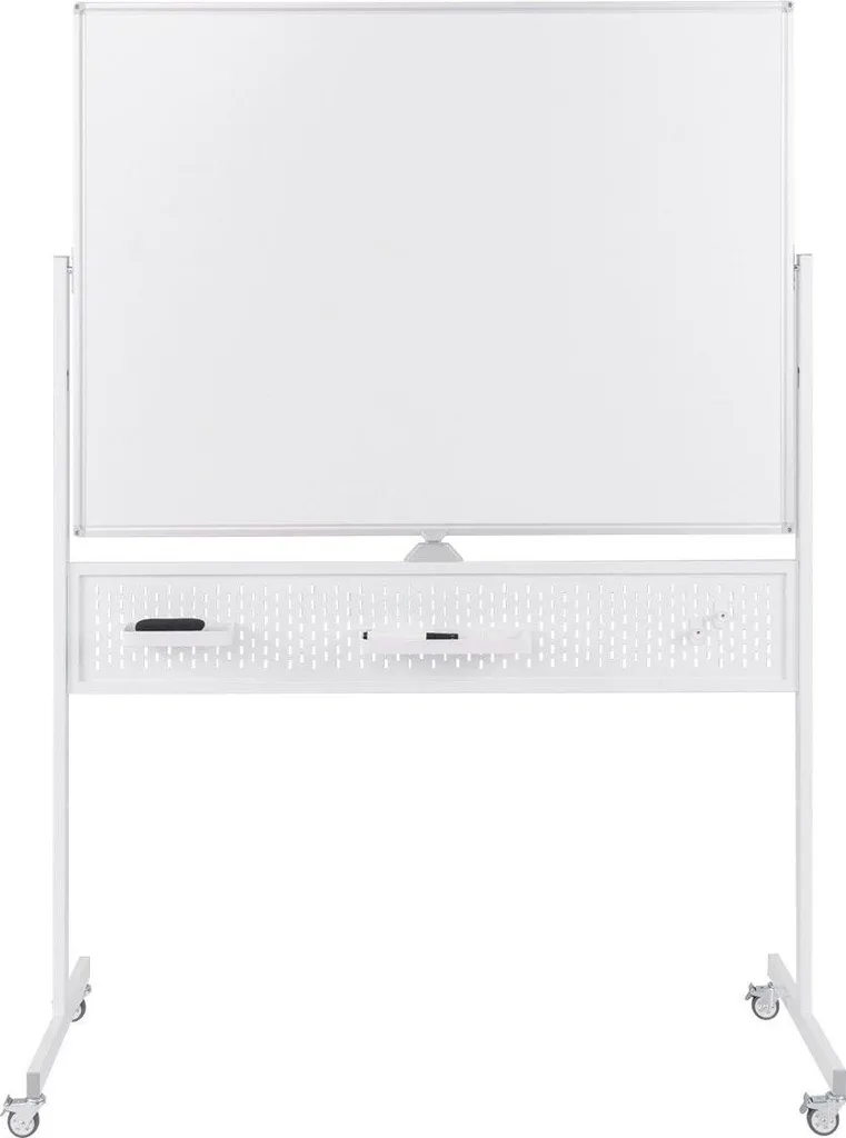 Tableau blanc magnétique 120x90 cm réversible avec cadre en aluminium Pro