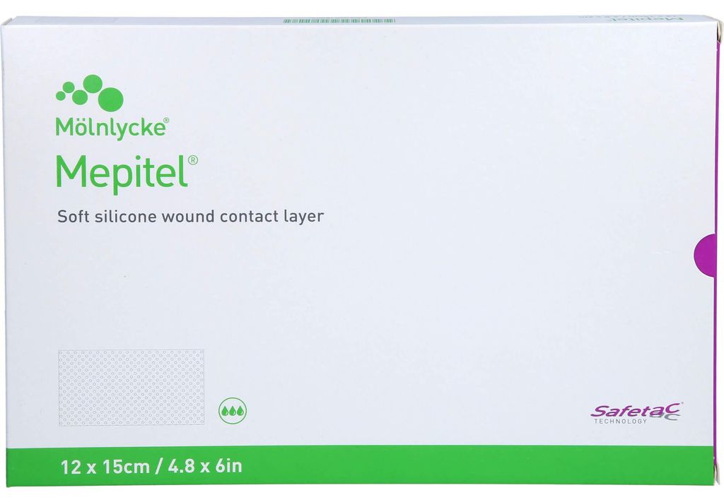 Mepitel Silicone Pansement filet 12 x 15 cm stérile, 5 pces Image du produit 
