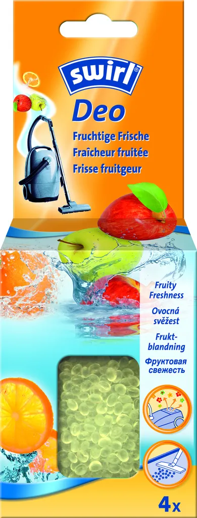 7 Perle Profumate Aspirapolvere Fruit Mix | Elimina Odori Scarico