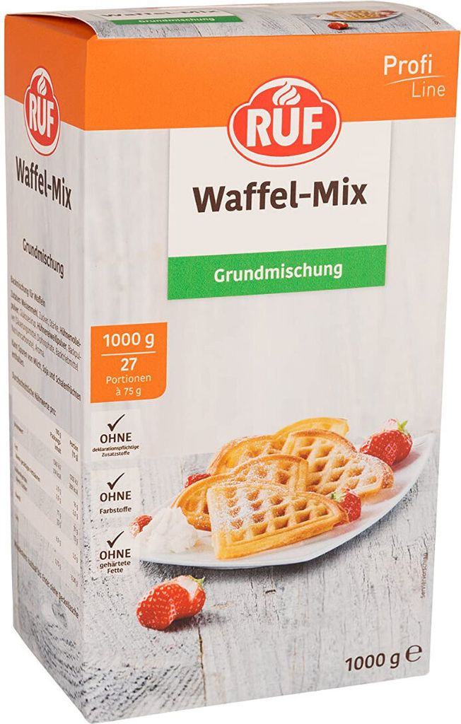 RUF Waffle Mix Mieszanka do pieczenia ciasta na gofry Zdjęcie produktu 