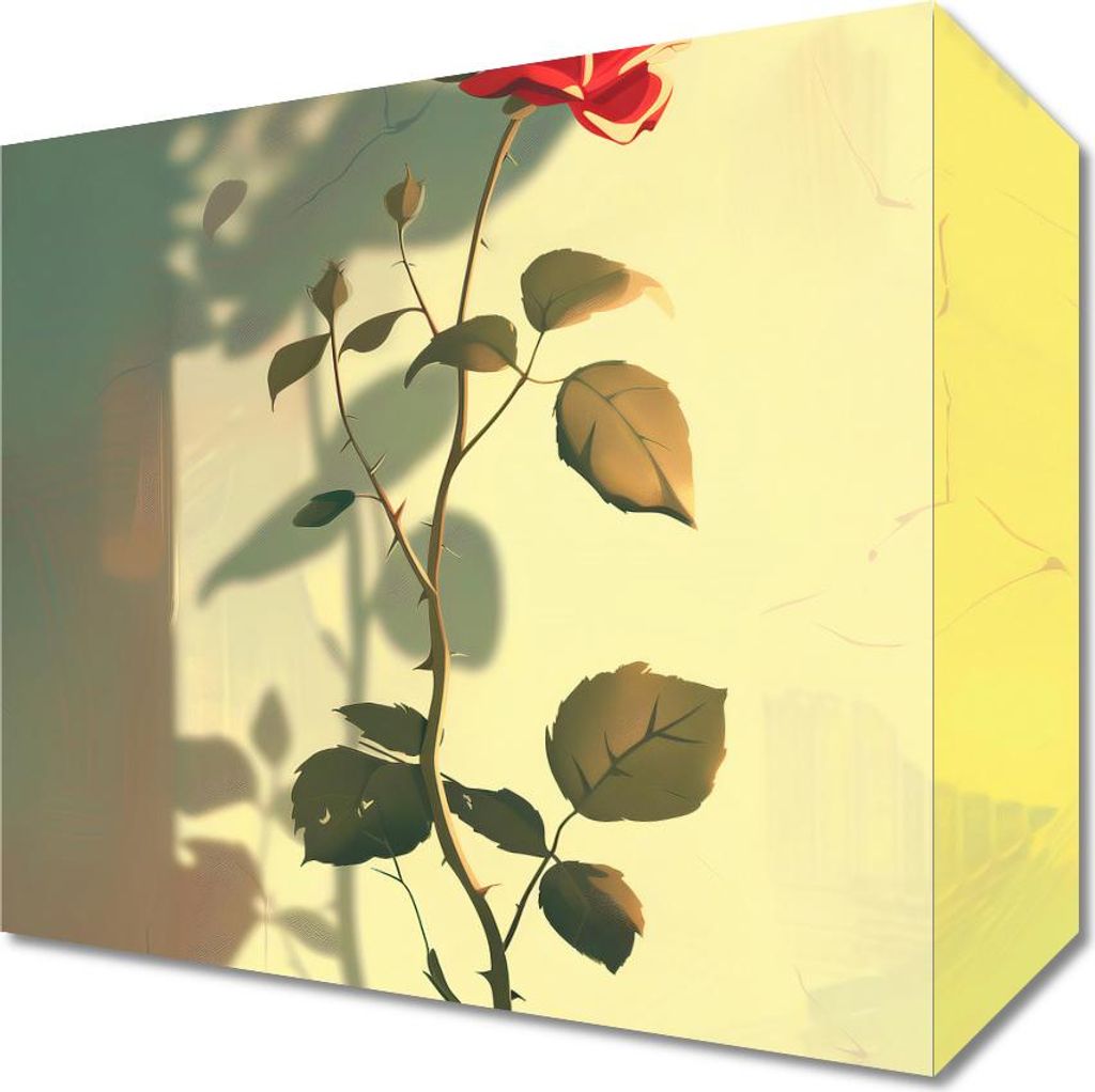 Bild 20x20cm Zartheit