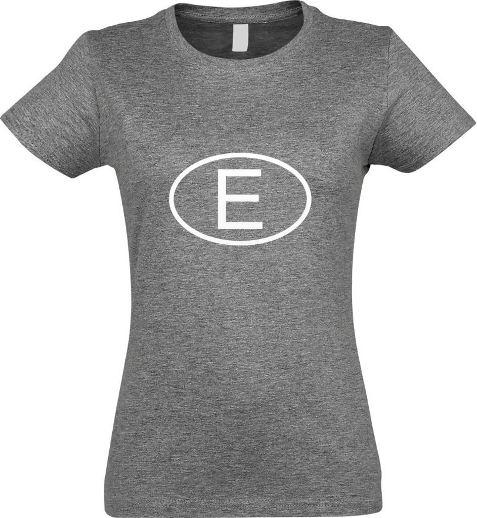 Kiwistar - T-Shirt tailliert - Damen - Graumeliert - Spanien E - mit Motiv Bedruckt - Funshirt Design - Sport - Freizeit - Damen - XL