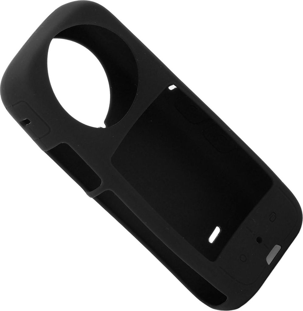 Action-Kamera-Silikonhülle, leichte Softcover-Hülle für Insta360 X3, Schwarz