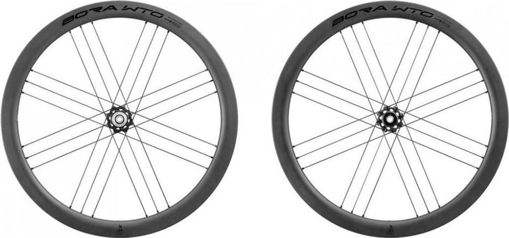 CAMPAGNOLO Laufradsatz "Bora WTO 45 DB" N3W (inkl. Kit für 11/12-fach Kassetten), schwarz matt