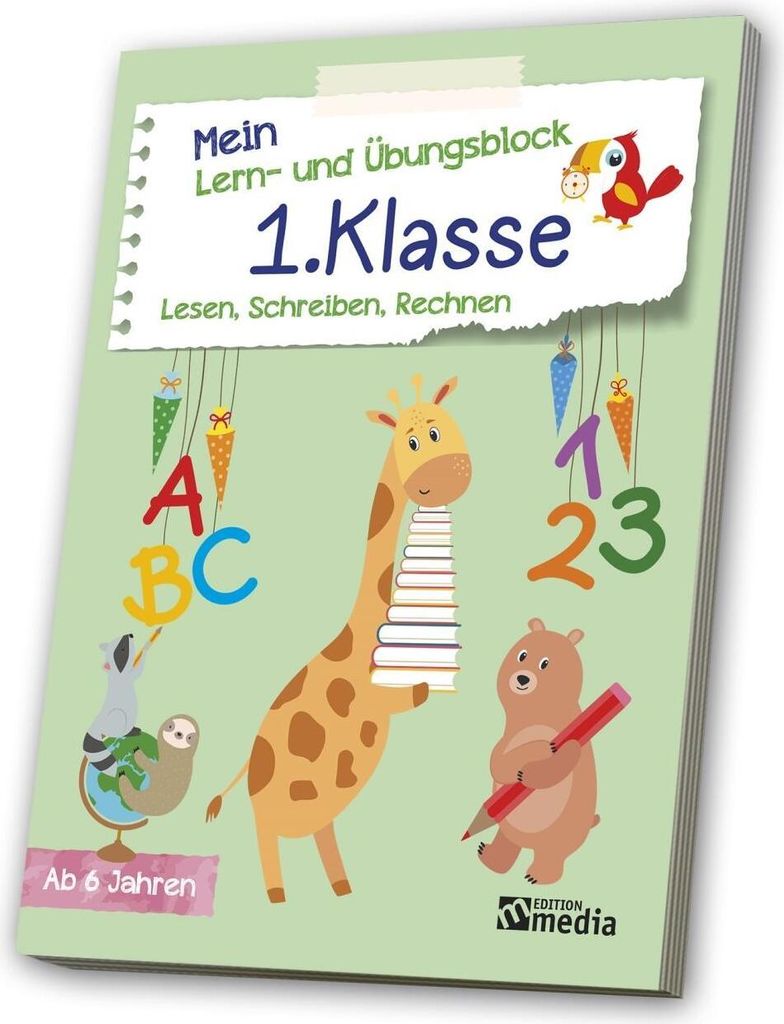 Mein Lern- & Übungsblock1. Klasse: Lesen, Schreiben, Rechnen