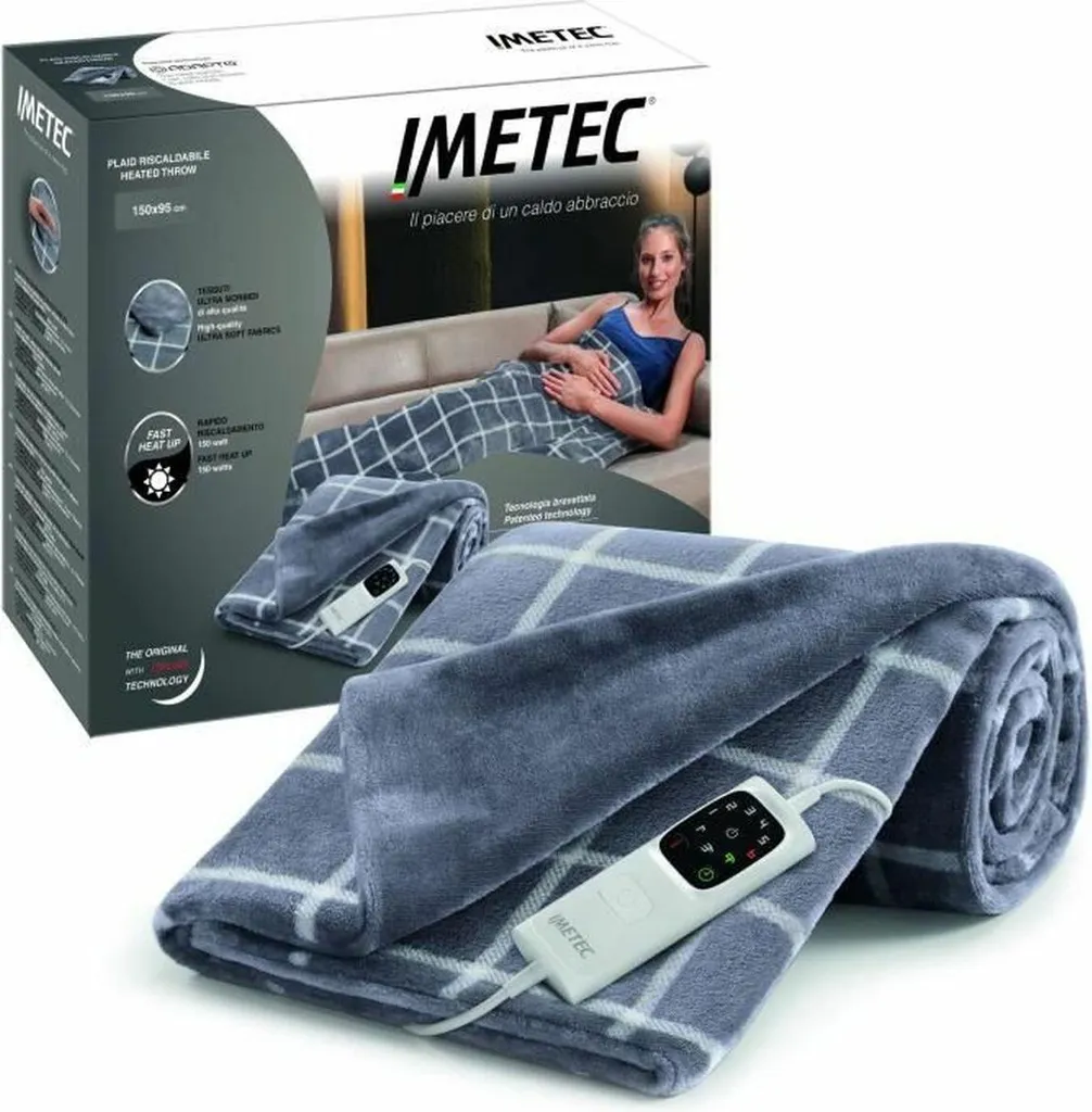 Chauffe-matelas électrique Imetec 16775 - Surmatelas chauffant bicolore - 4