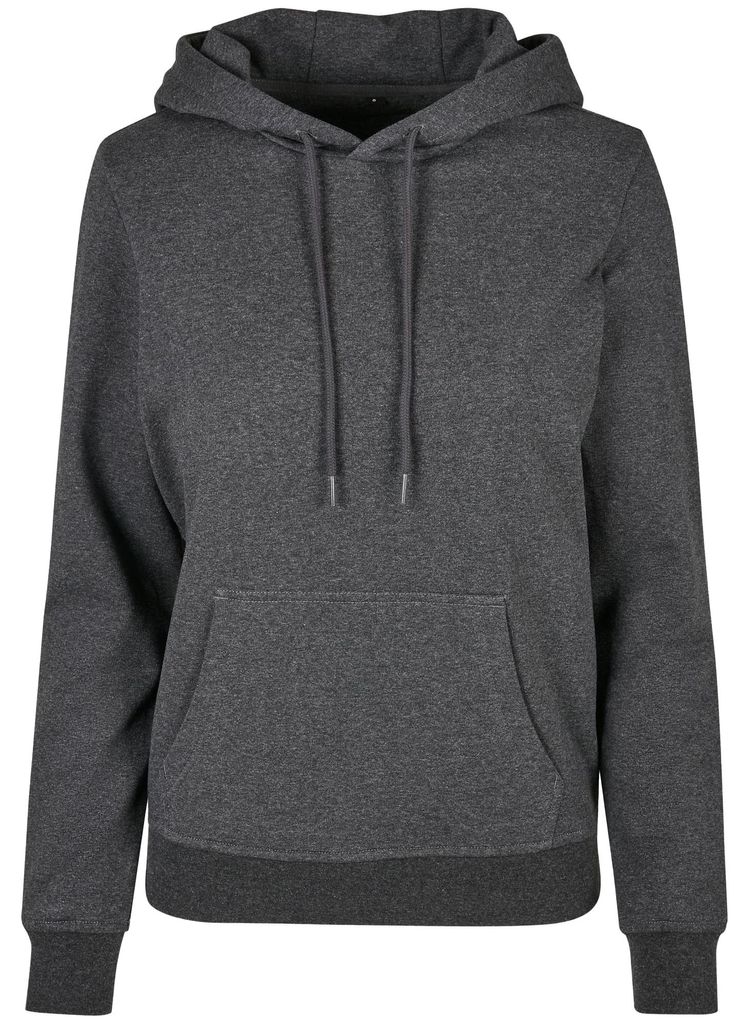 Build Your Brand - "Basic" Kapuzenpullover für Damen LT5454 (L) (Holzkohle)