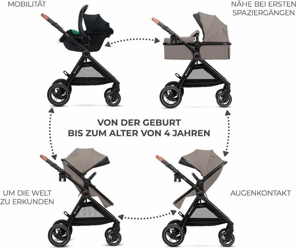 Kinderkraft Kinderwagen 3in1 Esme Pro / Kombikinderwagen,