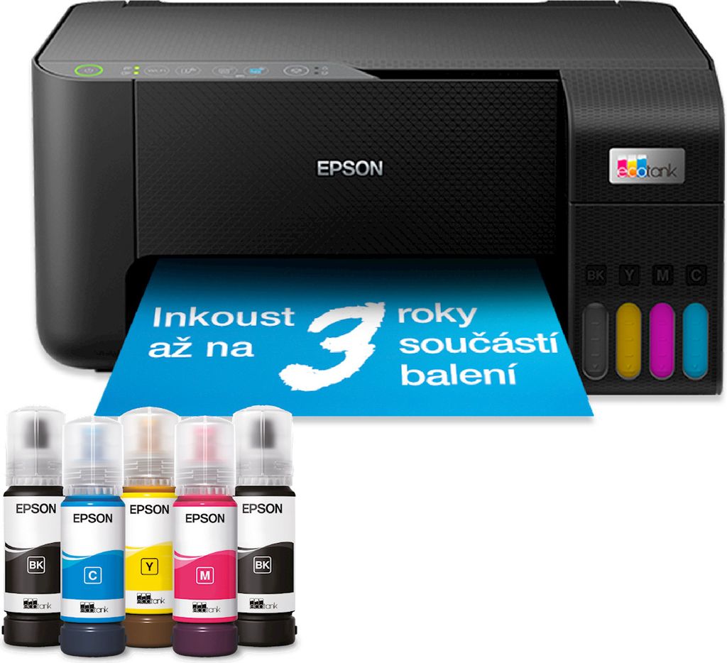 Epson EcoTank L3270 WiFi-Multifunktionsgerät SCHWARZ Produktbild
