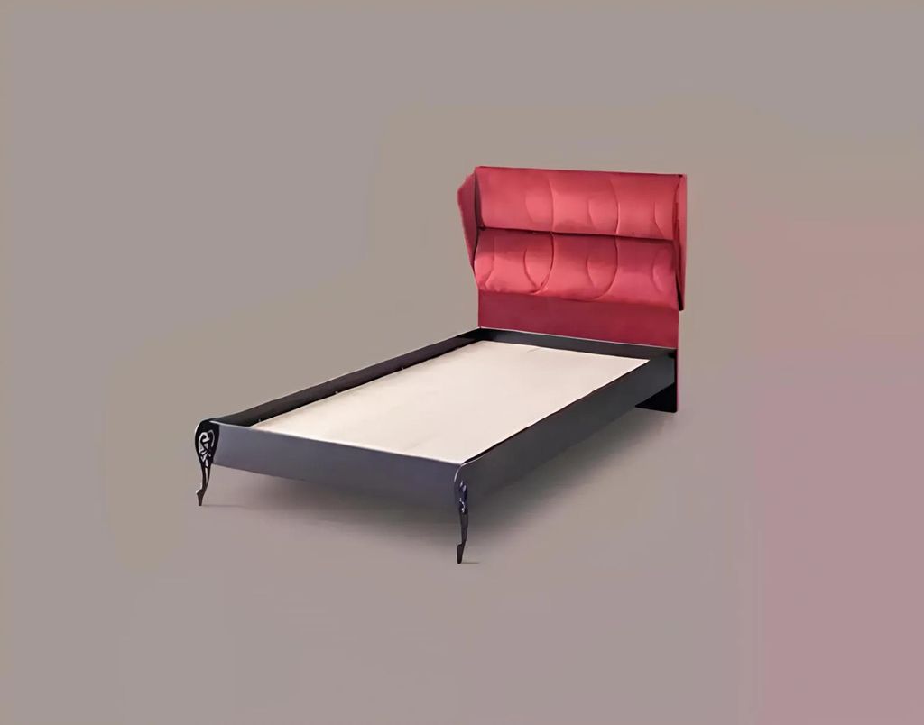 Design Bett Kinderbett bunt modern Jugendbett Holzmöbel 120x200cm NEU